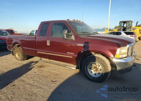 2000 Ford F250 Super Duty from USA, damaged, VIN 1FTNX20F0YEC64447